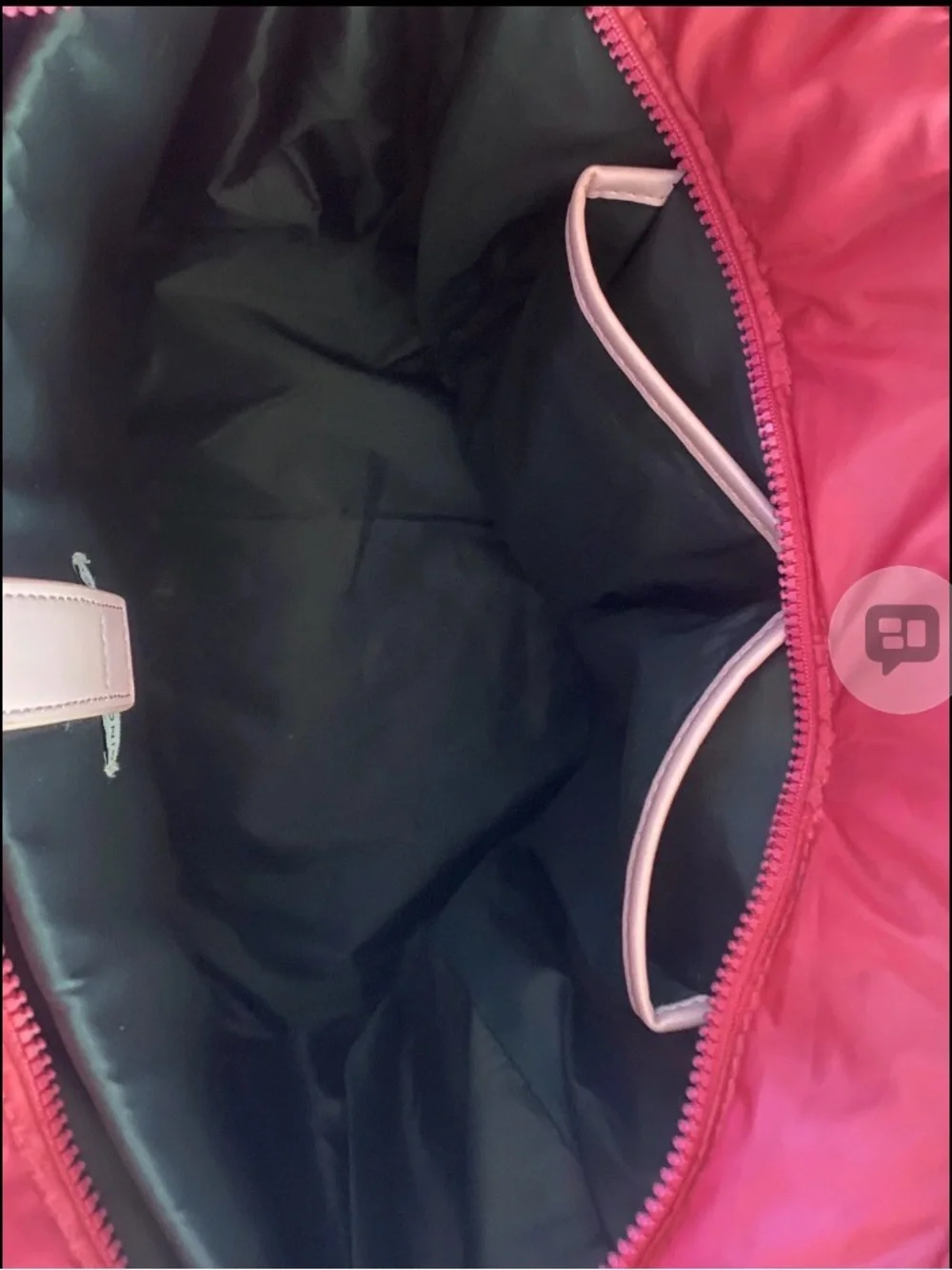 Sincerely Jules Pink Smiley Face Puffer Tote Bag Stitched Quilted Shoulder Bag